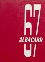 Albion High School 1967 yearbook cover photo