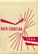 Bath County High School 1966 yearbook cover photo