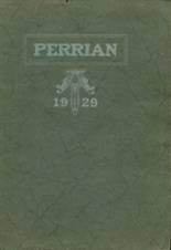 Perry High School 1929 yearbook cover photo