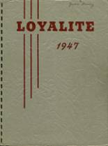 Loyal High School 1947 yearbook cover photo