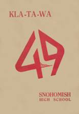 Snohomish High School 1949 yearbook cover photo