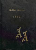 Assumption Academy 1953 yearbook cover photo