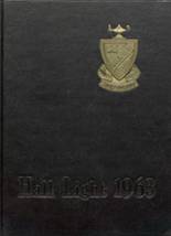 Hall High & Vocational School 1963 yearbook cover photo