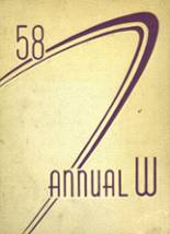 Waukegan High School 1958 yearbook cover photo