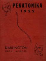 Darlington High School 1955 yearbook cover photo