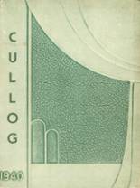 Cullom High School 1940 yearbook cover photo