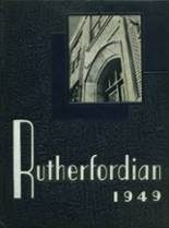 Rutherford High School 1949 yearbook cover photo