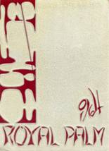 Palm Beach High School 1964 yearbook cover photo