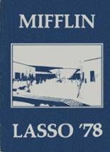 Mifflin High School 1978 yearbook cover photo