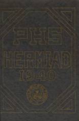 1940 Plainfield High School Yearbook from Central village, Connecticut cover image