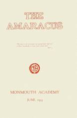 Monmouth Academy 1933 yearbook cover photo