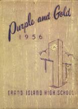 Grand Island High School 1956 yearbook cover photo