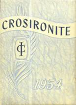 Crosby-Ironton High School 1954 yearbook cover photo