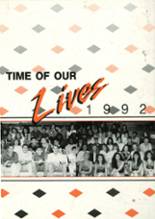 Burton High School 1992 yearbook cover photo