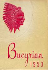 Bucyrus High School 1953 yearbook cover photo