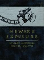 Newark Memorial High School 1993 yearbook cover photo