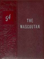 Mascoutah High School 1954 yearbook cover photo