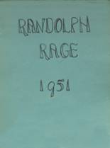 Randolph High School 1951 yearbook cover photo