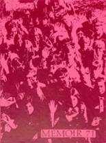 Manchester High School  1971 yearbook cover photo