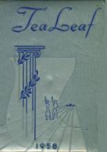 East Rutherford High School 1958 yearbook cover photo