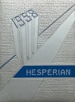 Hesperia High School 1958 yearbook cover photo