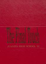 Juanita High School 1992 yearbook cover photo