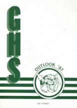 Greenbrier High School 1987 yearbook cover photo