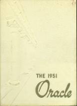 Burris High School 1951 yearbook cover photo