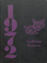 Gallatin County High School 1972 yearbook cover photo