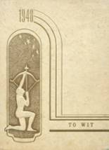 Witt High School 1948 yearbook cover photo