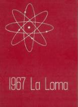 Los Alamos High School 1967 yearbook cover photo