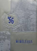 Winlock High School 1956 yearbook cover photo