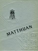 St. Matthew High School 1963 yearbook cover photo