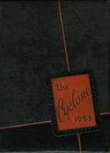 Elizabethton High School 1953 yearbook cover photo