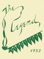 Chief Logan High School 1953 yearbook cover photo