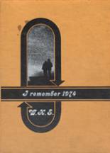 1974 Williamsburg High School Yearbook from Williamsburg, Kentucky cover image