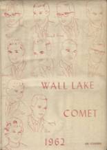 Wall Lake Community High School 1962 yearbook cover photo