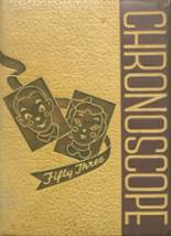 1953 Thornton Fractional North High School Yearbook from Calumet city, Illinois cover image