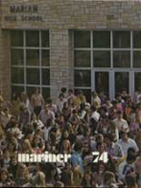 Marian Catholic High School 1974 yearbook cover photo