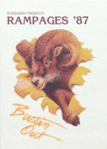 Ross High School 1987 yearbook cover photo