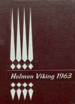 Holmen High School 1963 yearbook cover photo