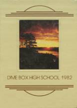 Dime Box High School 1982 yearbook cover photo