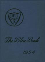 Hyde Park High School 1954 yearbook cover photo