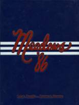 Madison Meadows School 1986 yearbook cover photo