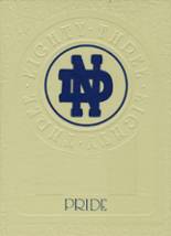 Notre Dame High School 1983 yearbook cover photo