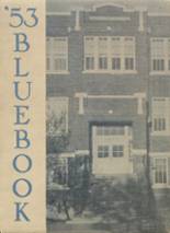 Hooker High School 1953 yearbook cover photo