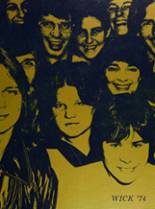 Wickliffe High School 1974 yearbook cover photo