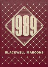 Blackwell High School 1989 yearbook cover photo