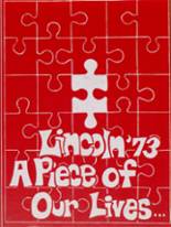 Lincoln Community High School 1973 yearbook cover photo