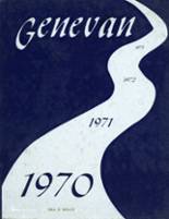 Geneva High School 1970 yearbook cover photo